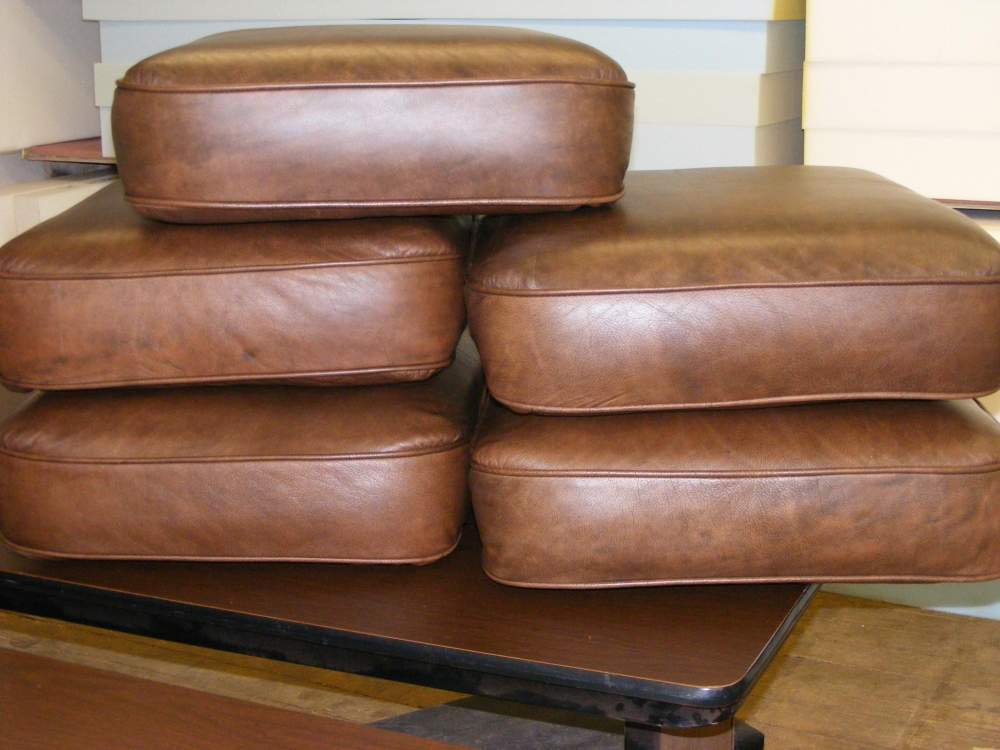 What is the difference between a sofa cushion's foam density and firmness?